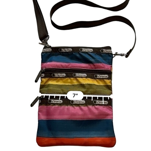 Lesportsac Multicolor Striped Crossbody Bag - Picture 6 of 13